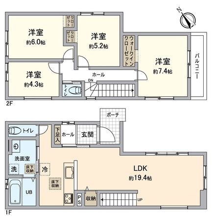 草津市上笠三丁目3号地 間取図(平面図) 草津市上笠三丁目3号地 間取図(平面図)