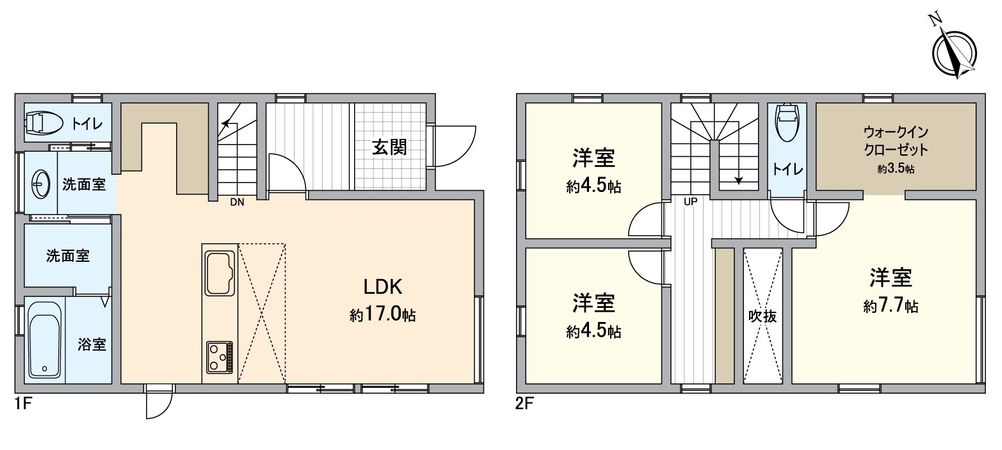 矢倉一丁目B号棟 間取図(平面図) 間取図(平面図)
