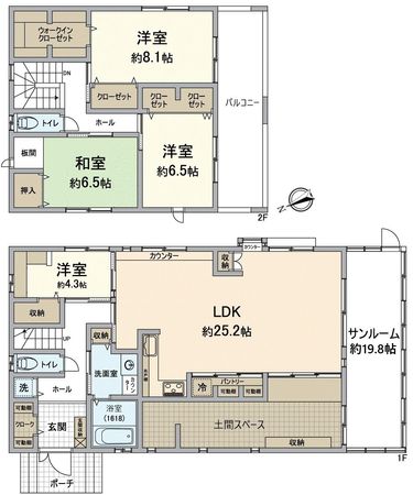 大津市南志賀3丁目 間取図(平面図) 間取図(平面図)
