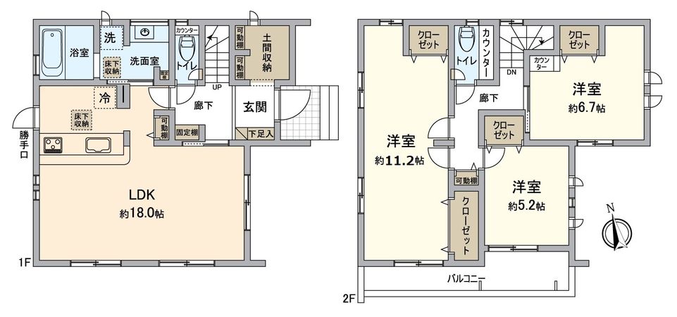 雄琴五丁目10号棟 間取図(平面図) 雄琴五丁目10号棟 間取図(平面図)