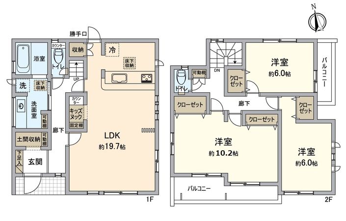 雄琴五丁目11号棟 間取図(平面図) 間取図(平面図)
