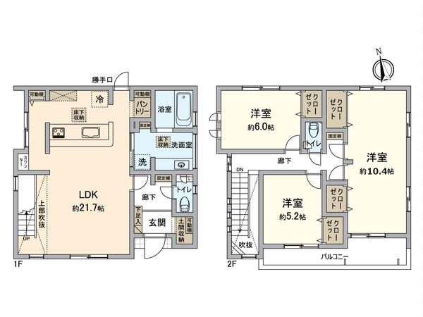 雄琴五丁目12号棟 間取図(平面図) 間取図(平面図)