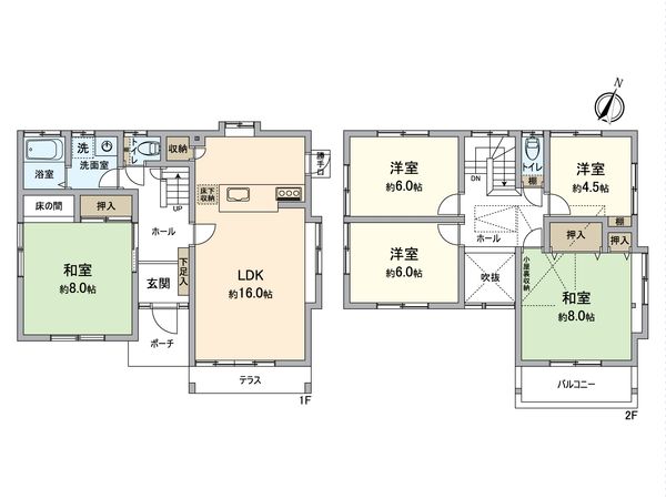 大津市青山1丁目 間取図(平面図) 大津市青山1丁目 間取図(平面図)