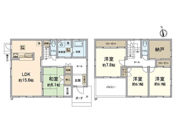 大津市大石中5丁目 間取図(平面図) 大津市大石中5丁目 間取図(平面図)