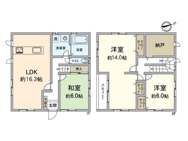 大津市大石中4丁目 間取図(平面図) 大津市大石中4丁目 間取図(平面図)