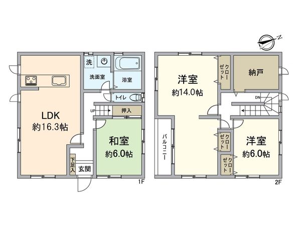 大津市大石中4丁目 間取図(平面図) 大津市大石中4丁目 間取図(平面図)