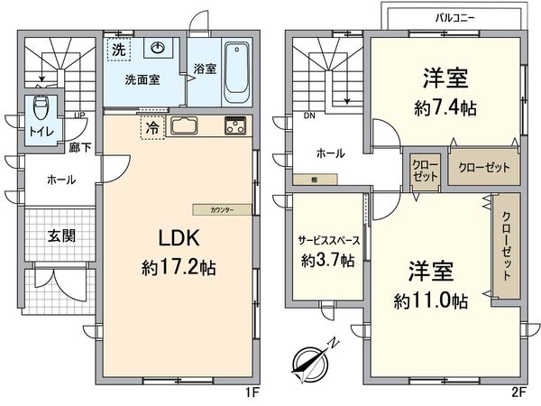 大津市下阪本4丁目 間取図(平面図)