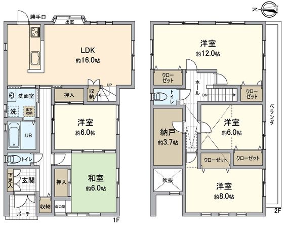 大津市錦織3丁目 間取図(平面図) 大津市錦織3丁目 間取図(平面図)