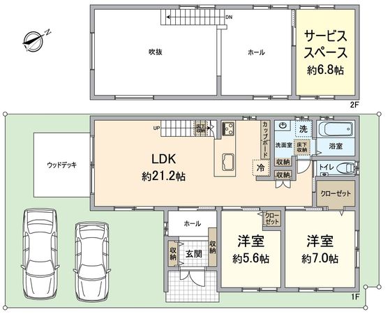 木川町1期5号地 間取図(平面図) 木川町1期5号地 間取図(平面図)