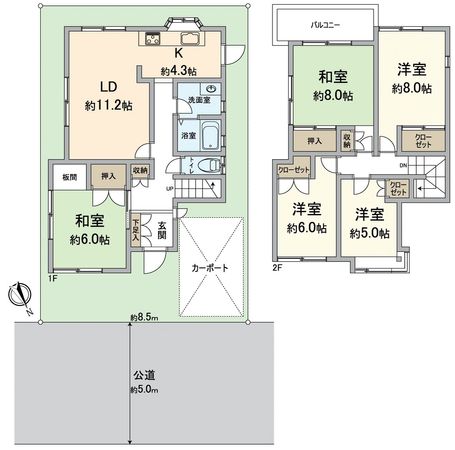 栗東市綣6丁目 間取図(平面図)