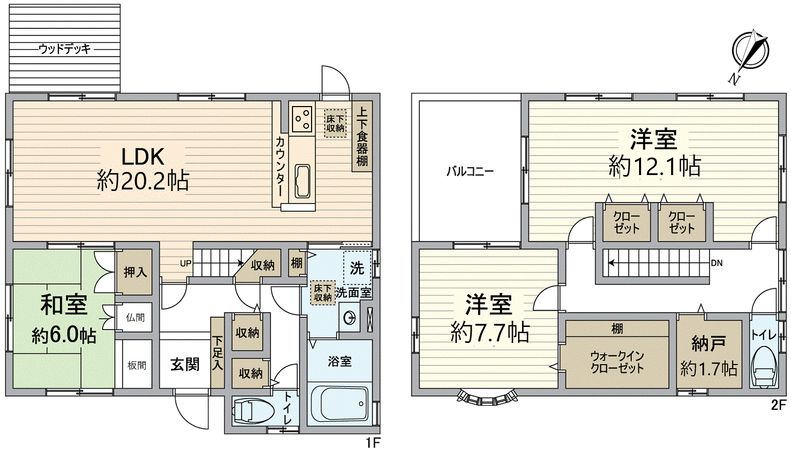 大津市青山7丁目 間取図(平面図) 大津市青山7丁目 間取図(平面図)