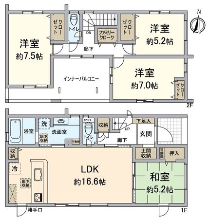 大津市木の岡町 間取図(平面図)
