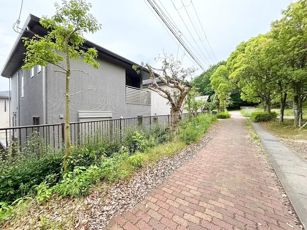 西側公園から見た外観