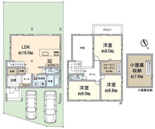 木川町2期3号地 間取図(平面図) 木川町2期3号地 間取図(平面図)