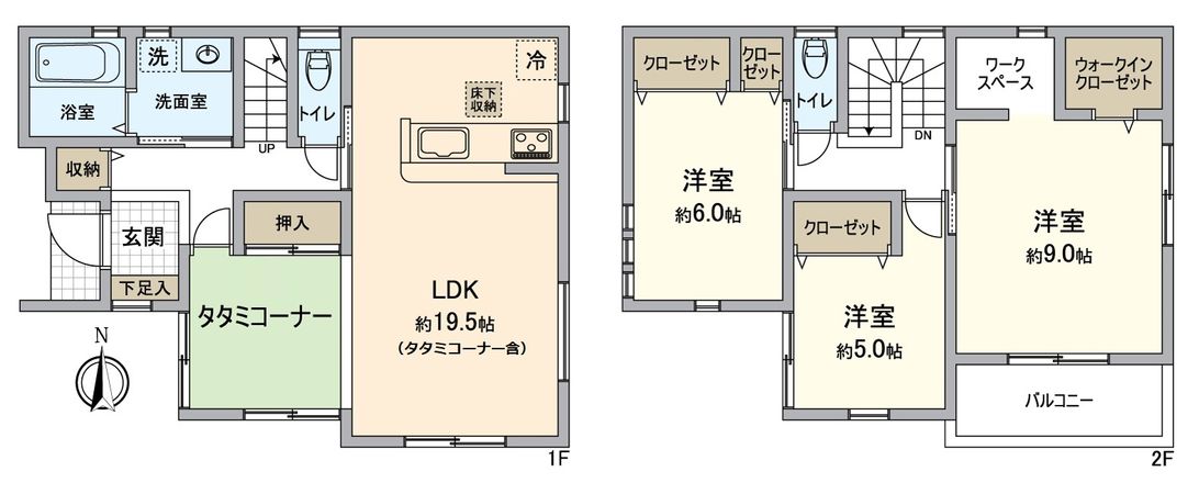 大津市御陵町1号地 間取図(平面図) 大津市御陵町1号地 間取図(平面図)