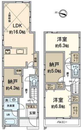 大津市中庄1丁目 間取図(平面図) 大津市中庄1丁目 間取図(平面図)