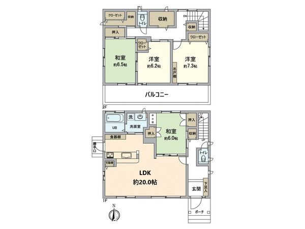 大津市青山6丁目 間取図(平面図) 大津市青山6丁目 間取図(平面図)