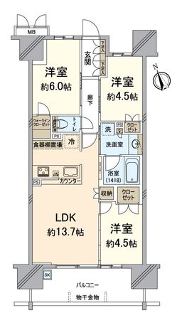 間取図(平面図)