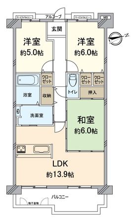 間取図(平面図)
