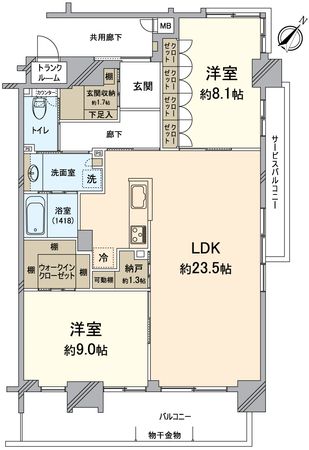 おおみ路中楽坊 間取図(平面図) 間取図(平面図)