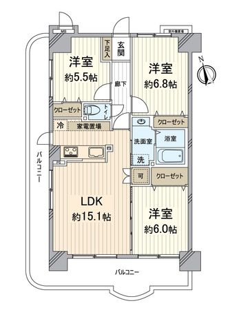 間取図(平面図)