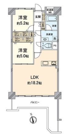 グランドメゾン浜大津 間取図(平面図) 間取図(平面図)