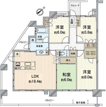 ハイネスステーシア守山 間取図(平面図) ハイネスステーシア守山 間取図(平面図)