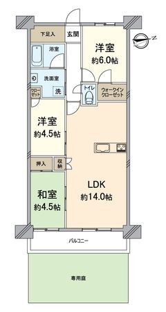 プレサンスロジェ大津瀬田レイクフロント 間取図(平面図) 間取図(平面図)