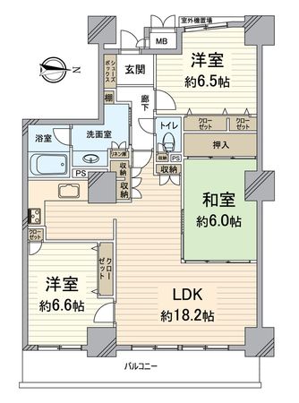 ファーストタワー大津MARY 間取図(平面図) 間取図(平面図)
