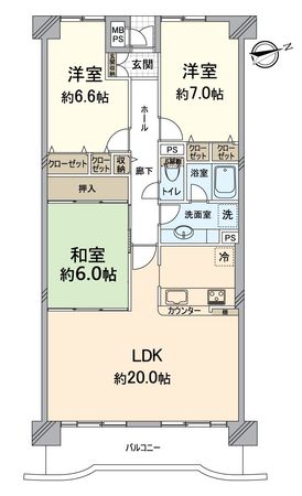 ネオハイツ皇子が丘 間取図(平面図) 間取図(平面図)
