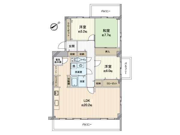 グランドメゾン守山 間取図(平面図) グランドメゾン守山 間取図(平面図)