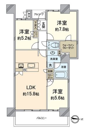 ザ・草津タワー 間取図(平面図)