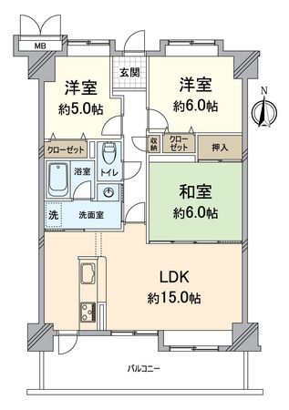 メゾンドール瀬田公園都市 Ⅰ番館 間取図(平面図) 間取図(平面図)