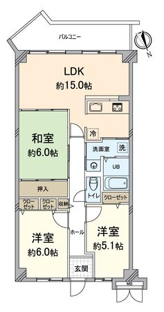 ディオフェルティ大津瀬田 間取図(平面図) 間取図(平面図)