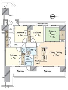 間取図(平面図)
