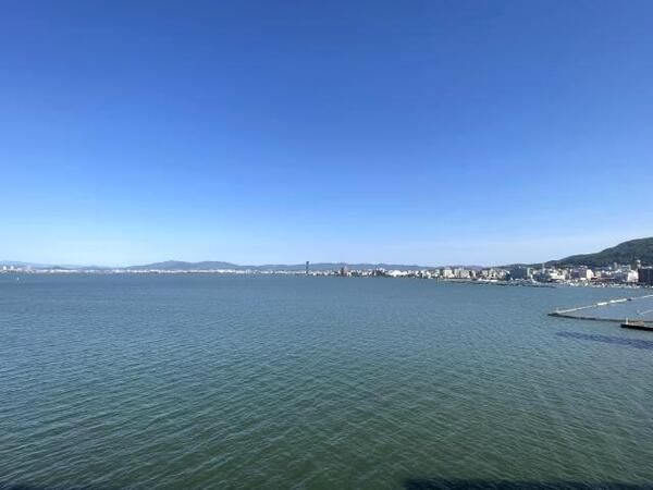 プレサンスレジェンド琵琶湖 バルコニーから南方向の眺望