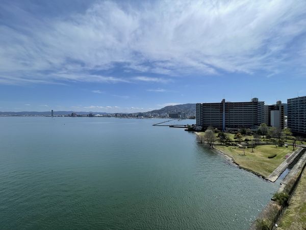プレサンスレジェンド琵琶湖 バルコニーからの南側眺望