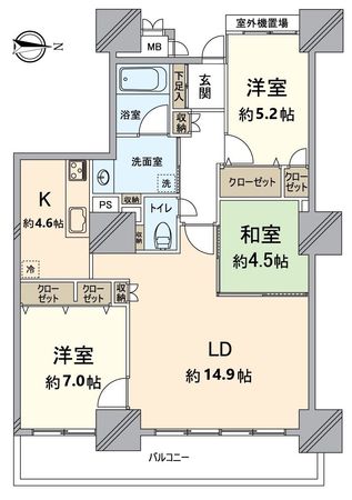 ファーストタワー大津MARY 間取図(平面図) ファーストタワー大津MARY 間取図(平面図)