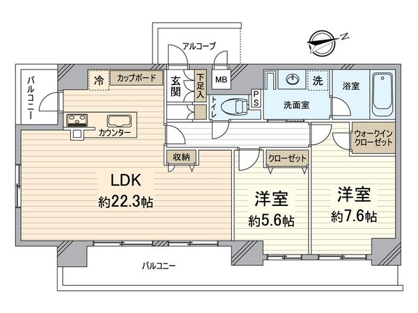 エスリード大津京町 間取図(平面図) エスリード大津京町 間取図(平面図)