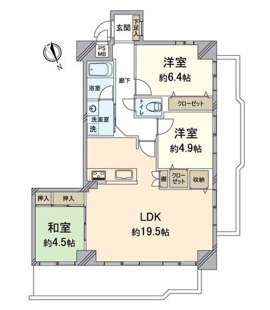 アメニティ膳所 間取図(平面図) アメニティ膳所 間取図(平面図)