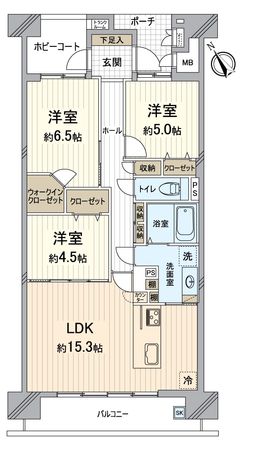 ブランズ西大津 レイクフロント 間取図(平面図) ブランズ西大津 レイクフロント 間取図(平面図)