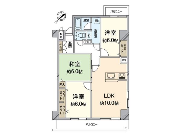 ハイトピア大津 間取図(平面図) ハイトピア大津 間取図(平面図)