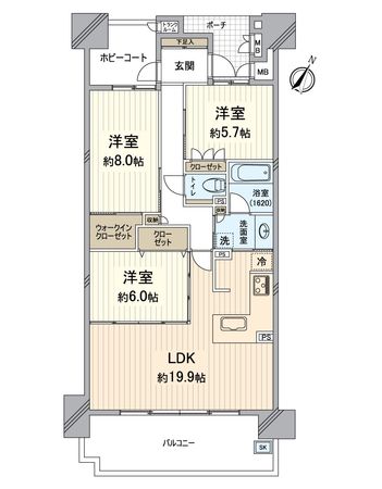 ブランズ西大津 レイクフロント 間取図(平面図) ブランズ西大津 レイクフロント 間取図(平面図)