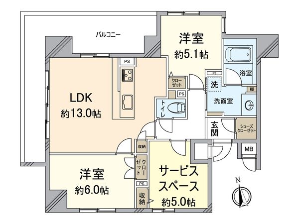 エスリード大津におの浜セントラル 間取図(平面図) エスリード大津におの浜セントラル 間取図(平面図)