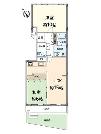 椿ハイツ瀬田川 間取図(平面図) 椿ハイツ瀬田川 間取図(平面図)