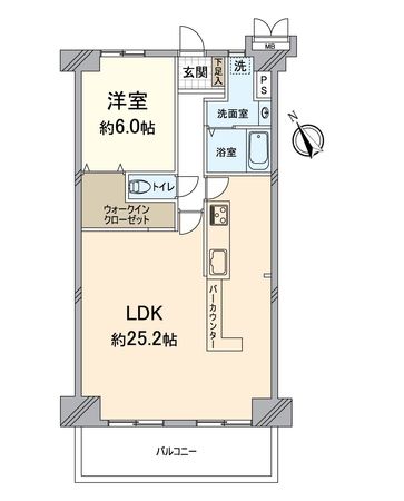 サンマンションアトレ大津堅田 間取図(平面図) サンマンションアトレ大津堅田 間取図(平面図)
