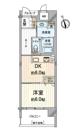 エイジングコート琵琶湖プレミアビュー 間取図(平面図)