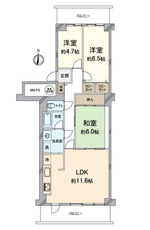 大津東スカイハイツ 間取図(平面図) 大津東スカイハイツ 間取図(平面図)