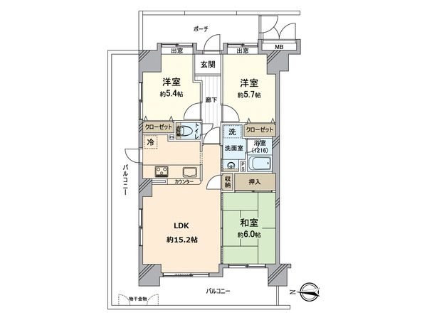 メゾンドール瀬田・公園都市Ⅰ番館 間取図(平面図) メゾンドール瀬田・公園都市Ⅰ番館 間取図(平面図)