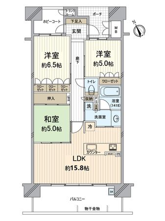 ブランズ西大津 レイクフロント 間取図(平面図) ブランズ西大津 レイクフロント 間取図(平面図)